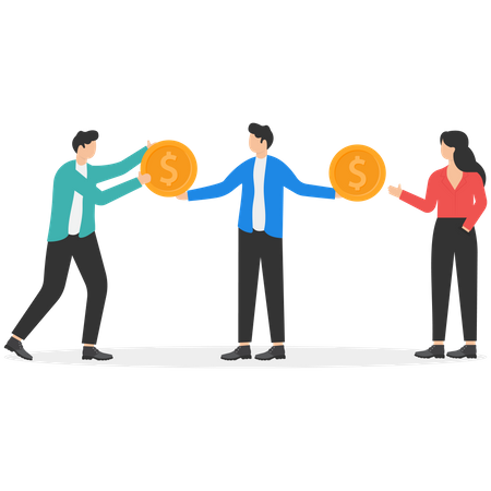 Living paycheck to paycheck  Illustration
