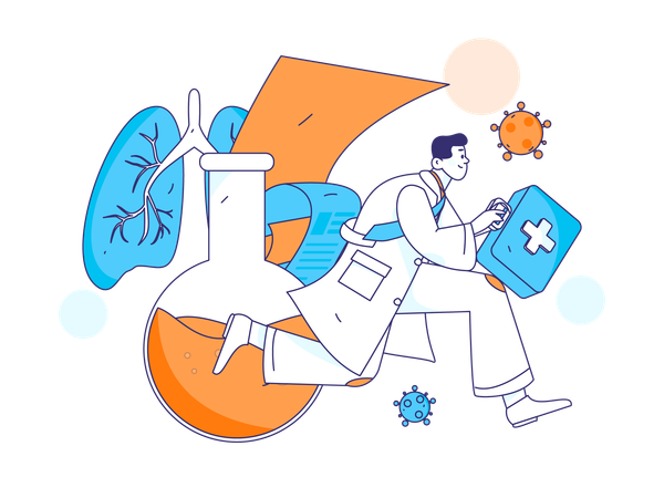 Lung Condition Check  Illustration