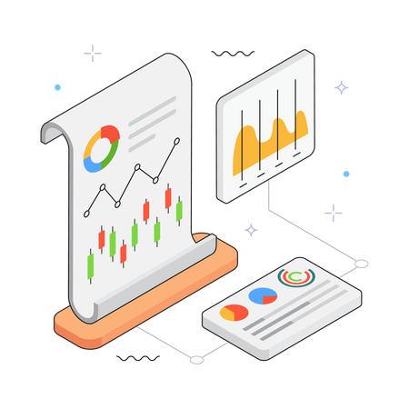 Market Report  Illustration