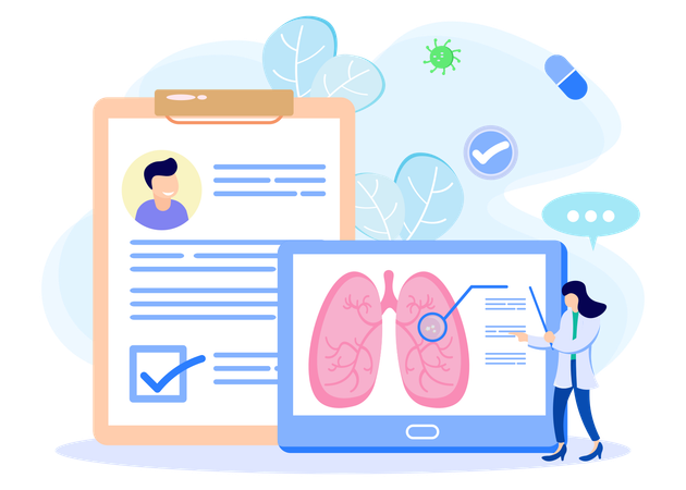 Medical Checkup  Illustration