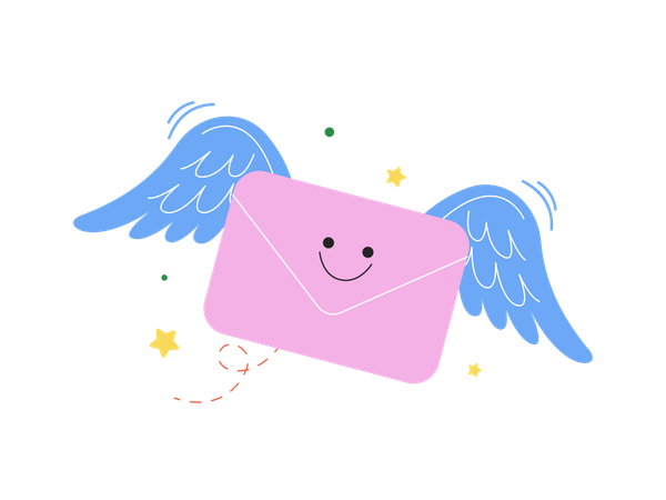 New mail  Illustration