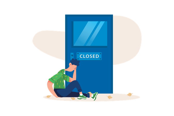 No entry  Illustration