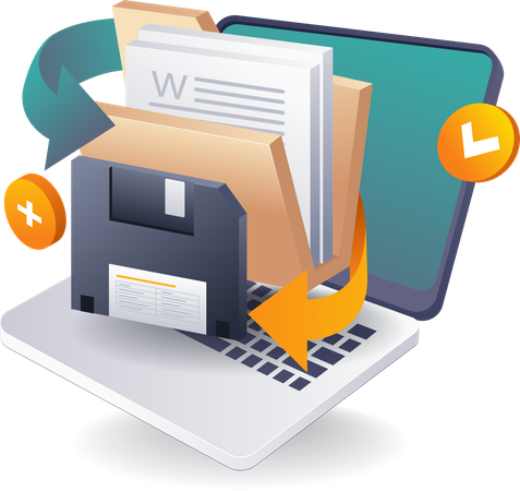 Optimizing Data Handling in Server Technology Environments  Illustration