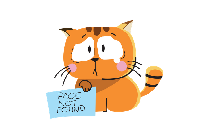 Page Not Found  Illustration