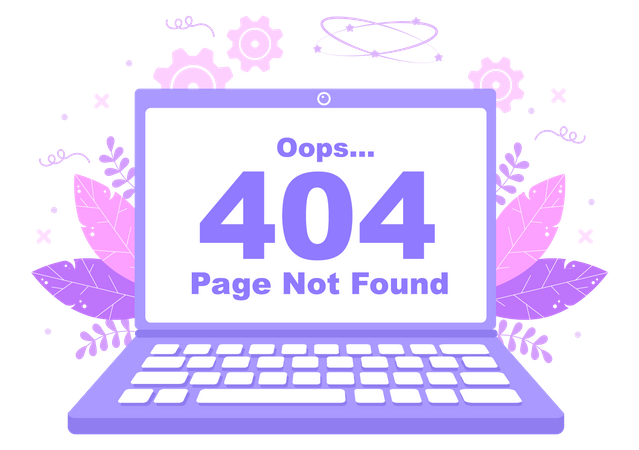 Page Not Found  Illustration
