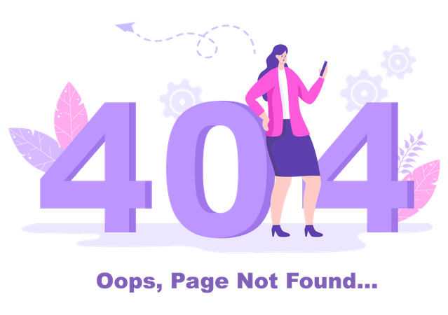 Page not found  Illustration