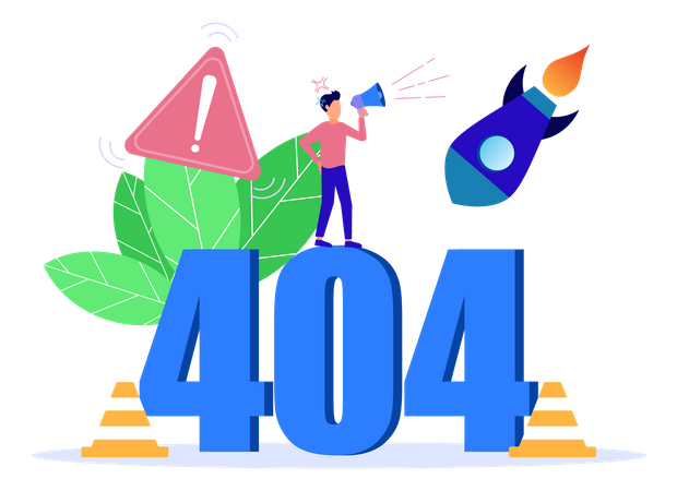 Page Not Found  Illustration