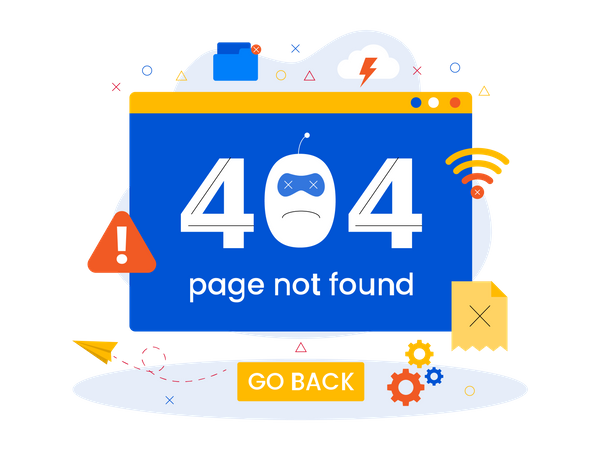 Page Not Found  Illustration