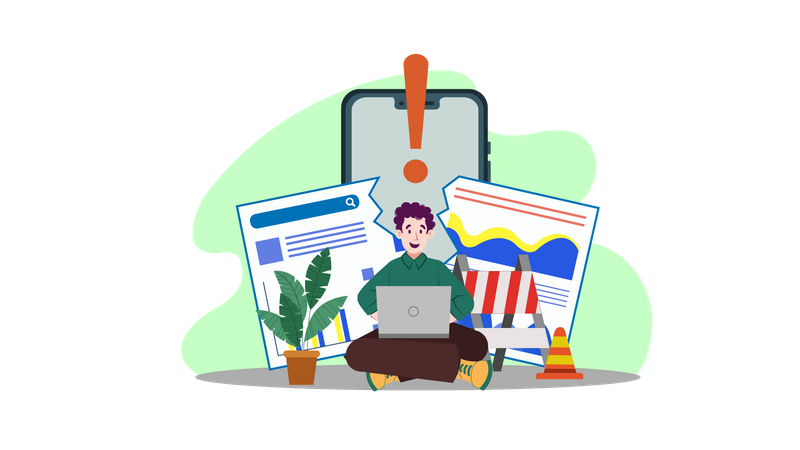 Page Not Found  Illustration