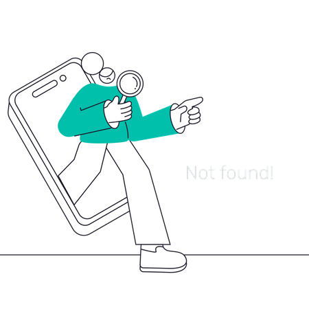 Page not found  Illustration