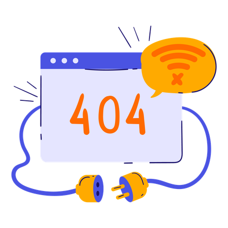 Page not found  Illustration