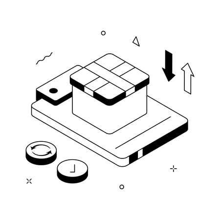 Parcel Return  Illustration