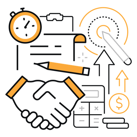 Partnership Management  Illustration