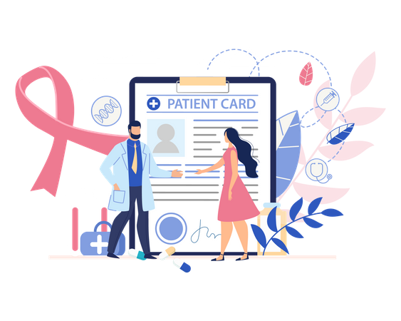 Patient card  Illustration