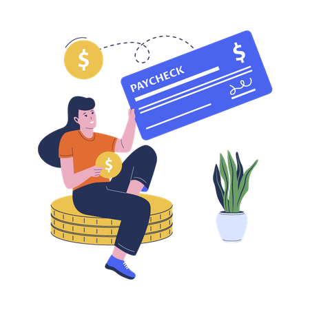 Paycheck  Illustration