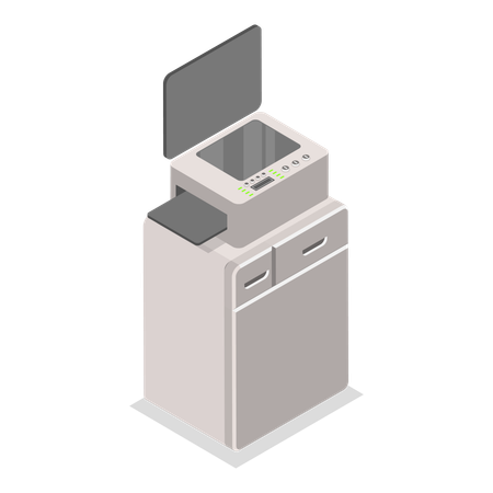 Printing machine  Illustration