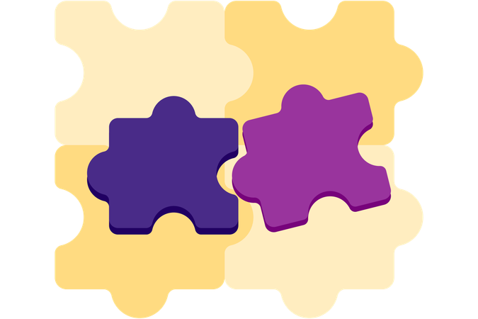 Puzzle completion  Illustration