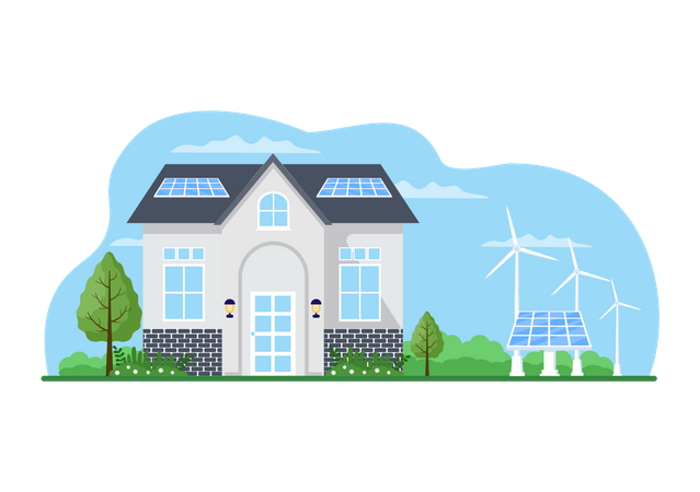 Renewable Energy Supply  Illustration