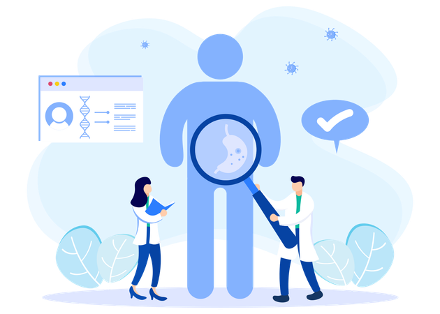 Routine Health Check  Illustration