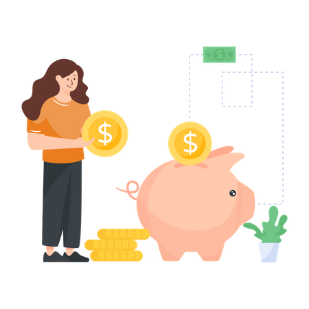 Savings  Illustration