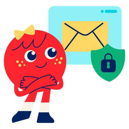 Secure Messaging  Illustration