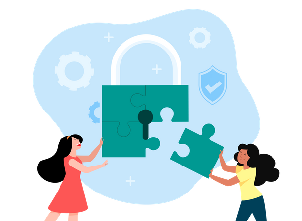 Security lock  Illustration