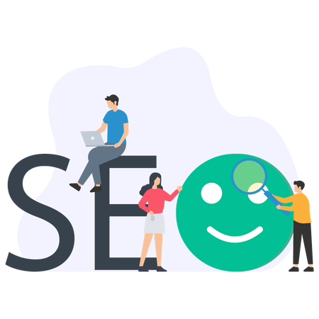 SEO Friendly  Illustration