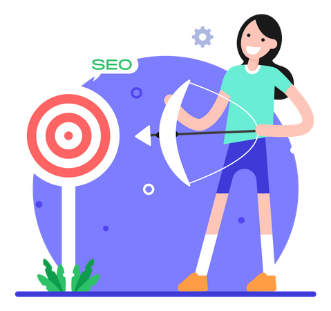 SEO targeting  Illustration