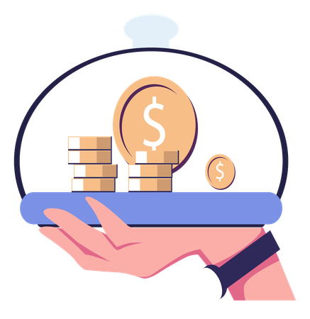 Service charge Illustration