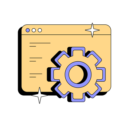 Settings Browser  Illustration