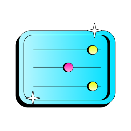 Settings Horizontal  Illustration