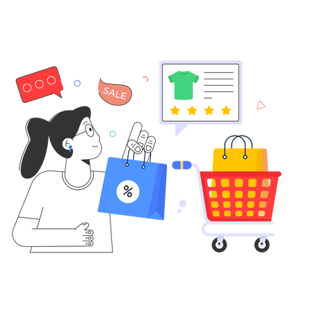 Shopping  Illustration