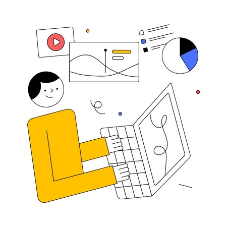 Social media analytics  Illustration