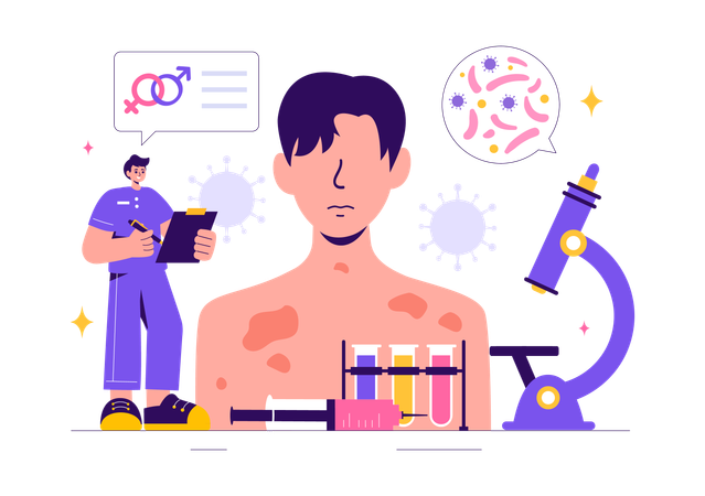 Sti Diagnosis  Illustration