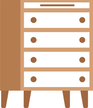 Storage cabinet for living room  Illustration