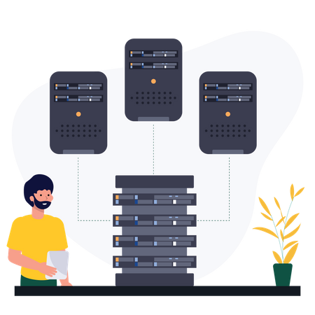 Storage network  Illustration