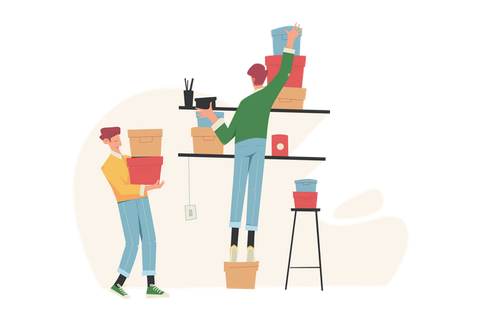 Storage space  Illustration