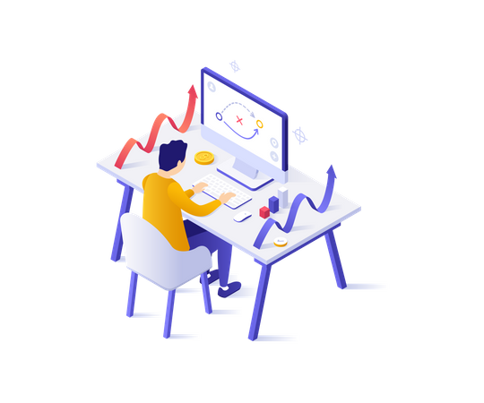 Successful Business Strategy  Illustration