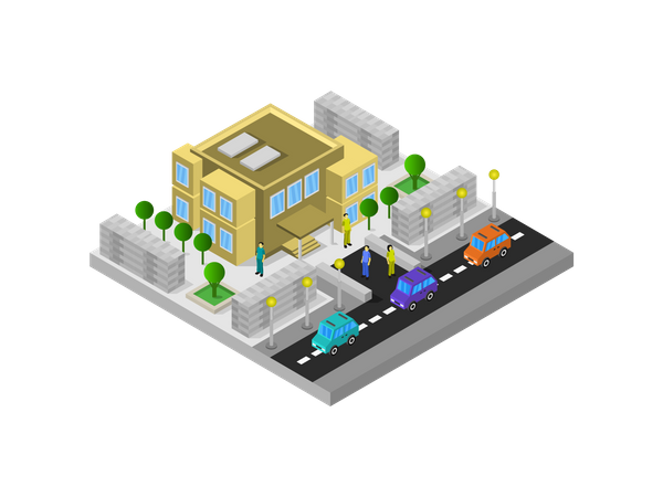 Supermarket  Illustration