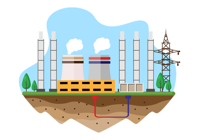 Thermal Energy  Illustration