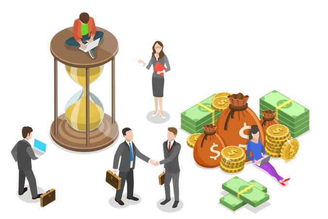 Time is money  Illustration