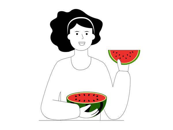 Vegetarian-16  Illustration