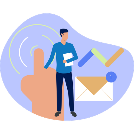 Visual representation of email marketing techniques designed specifically for small businesses to boost outreach and effectiveness  Illustration